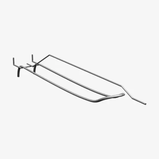 [1HA.CL.30484.06] Double hook with holder for glasses